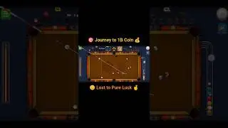 😤 LUCK TURNED THE GAME! 2nd LAST SHOT SHOCK 🎱 #shorts #viral #gaming