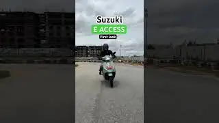 Suzuki E Access first ride on Gokarting track ! Ev cornering test !
