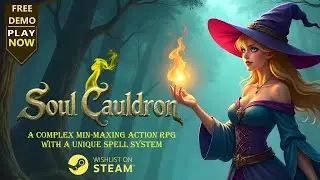 Soul Cauldron Announce Trailer #gametrailers #trailer #roguelite #rpg
