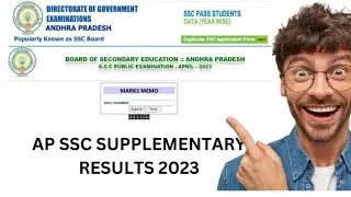 ap ssc 10th class supplementary results 2023 date|ap 10th supplementary results 2023