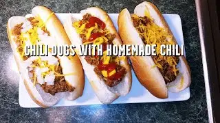 CHILI DOGS WITH HOMEMADE CHILI🌭