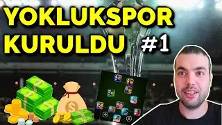 YOKLUKSPOR KURULDU 🔥 İLK EN ÖNEMLİ MAÇIMIZ #1 (0 SERMAYE İLE ZİRVEYE) EFOOTBALL 2024 MOBİLE