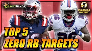 UPDATED TOP 5 ZERO RB TARGETS | 2022 FANTASY FOOTBALL