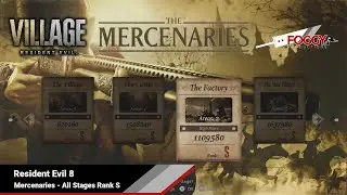 RE8 - Legendary Cowboy Trophy (PS5) (At least Rank S on all 8 Mercenaries Stages)