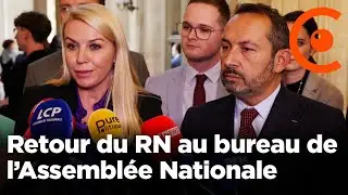 2 députés Rassemblement National élus vice-présidents à l'Assemblée nationale