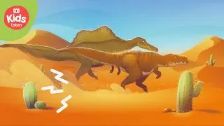 Giganotosaurus vs Spinosaurus: Who Wins?! 🏆🦖 | Dino Dome | ABC Kids listen