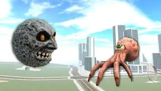 Franklin Become Moon Mask To Fight One Hend Brain Eye Monster In Indian Bike Driving 3d
