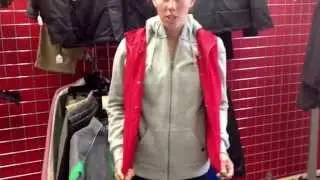 Zipping the RFID Travel Vest