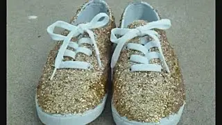DIY: Glitter Shoes