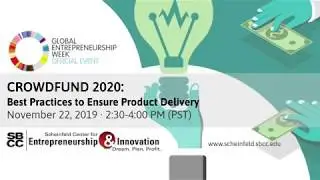 Crowdfunding 2020 Livestream: Best Practices to Ensure Product Delivery
