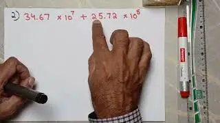 Part 9/6 Addition and Subtraction in Scientific Notation with Decimal Numbers.