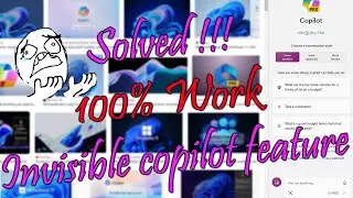 How To solve Copilot Missing not Found on Windows 11 (Copilot Tidak Muncul)