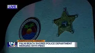 Palm Beach Shores Police Department merging with Palm Beach County Sheriff's Office