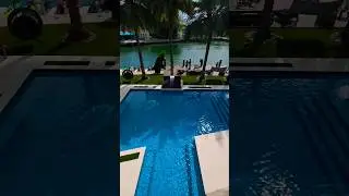 Luxury on Location &ndash; Miami | Large Pool Waterfall at Waterfront Estate