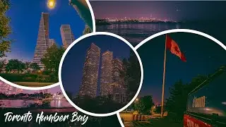 Stunning place HUMBER BAY SHORES AT NIGHT CYBERPUNK VIBES, TORONTO #Humberbay #Humberbayshores