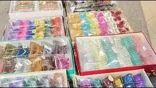 दिल्ली सदर बाजार मार्केट होलसेल कॉस्मेटिक ज्वेलरी  factory ret cosmetic jwellery #live #youtube