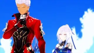 When Archer recites his full chant to Jingliu