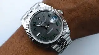 Rolex 126334 Datejust 41 mm Fluted Bezel Wimbledon Dial Jubilee Bracelet Complete Set 2025