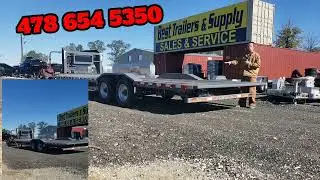 midsota 8 x 26 tbwb wide body tilt gooseneck trailer w 10k super single axles 20k gvwr