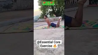 Essential Core Exercise..🚩🤸🚩#core #yogaasanas #yogaposes #fitness #workout #motivation #swimmin