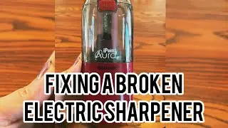 How to fix a broken electric PENCIL SHARPENER