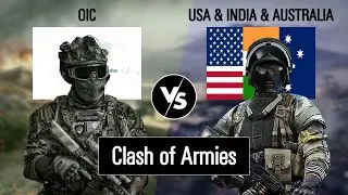 Islamic Countries vs USA & India & Australia Military Power Comparison (Military Power Comparison)