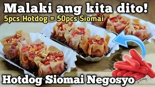 5PCS JUMBO HOTDOG 50PCS MAGAGAWA MO HOTDOG SIOMAI NEGOSYO RECIPE