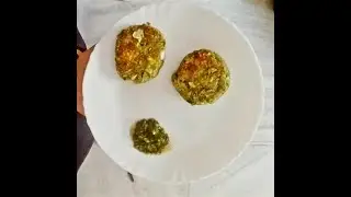 High Protein Healthy Palak-Matar Patty/ Tikki Recipe Perfect for Weight loss