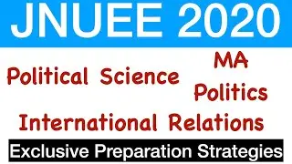 JNU Entrance Exam MA Political Science | MA IR | MA Politics (PISM) Preparation Strategy | Books