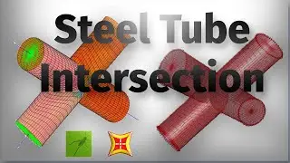 Grasshopper & SAP2000 - Steel Tube Intersection
