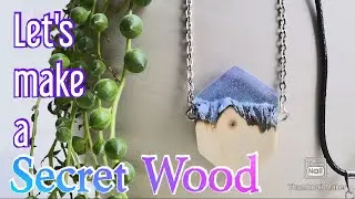 Secret Wood - Come Realizzare Un Ciondolo In Legno E Resina