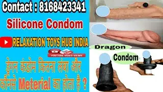 Dragon Condom price in India Crystal Condom Timing Condom Penis Sleeve Reusable Silicone Condom