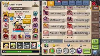 Rewards for completing the 12 trials in Caria- Elona Mobile