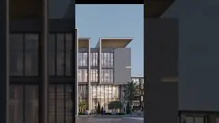 🎬 Modern Commercial Building Design | 3D Architectural Visualization