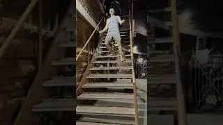 Slinky down stairs