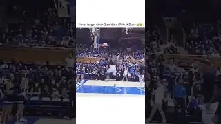 This Zion Williams 1080 dunk is insane 😳 #shorts #zionwilliamson #basketball