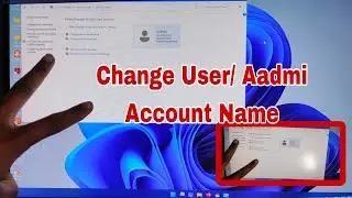 How to Change Administration User/ Aadmi Account Name in Windows11#Macnitesh#2025