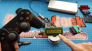 Подключение джойстика к Arduino , беспроводной джойстик 2.4 dualshock от PS2