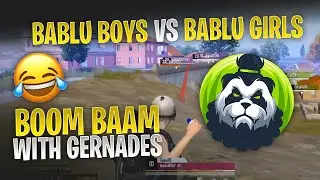 BABLU BOYS vs BABLU GIRLS | Funny Shotgun Only Match With Elite Teams | PUBG MOBILE