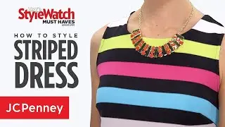 How to Wear a Striped Dress: Outfit Ideas Inspired by 70&rsquo;s Fashion Style | JCPenney