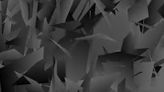 Dark Grey Polygonal Screensaver 4K