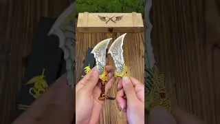 Tiny Blades of Chaos?! Unboxing GOD OF WAR Mini Collectibles！#godofwar    #unboxing  #kratos