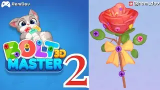3D Bolt Master&trade; Level 2 &ndash; Easy Bolt Sorting Puzzle for Screw Master Fans