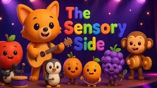 Baby Sensory Video 🐾🍓 Baby Sensory Fun | Fruit and Animal Dancing Sensory Video | Baby Sensory Sleep