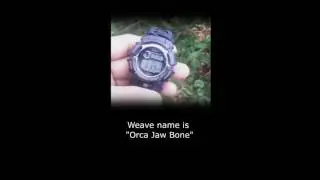 casio GW2310 with paracord weave