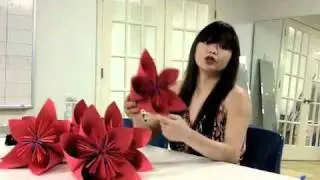 3D Origami Flower for the Lot 8 Window