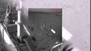 Glowing orb-UFO on Mars on official NASA photo Светящийся шар-НЛО на Марсе