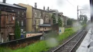 Chorzów Batory - Katowice Załęże z okna TLK 83100