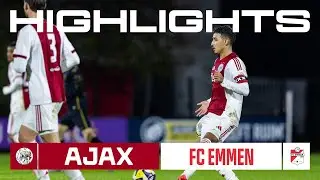 Highlights Jong Ajax - FC Emmen | Keuken Kampioen Divisie
