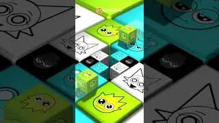 (Q711) 😱🔥 Hypnotic Sprunki Cubes Roll! 🎵 Catchy Beats Sync with Every Flip! 🌀 #Shorts #Viral
